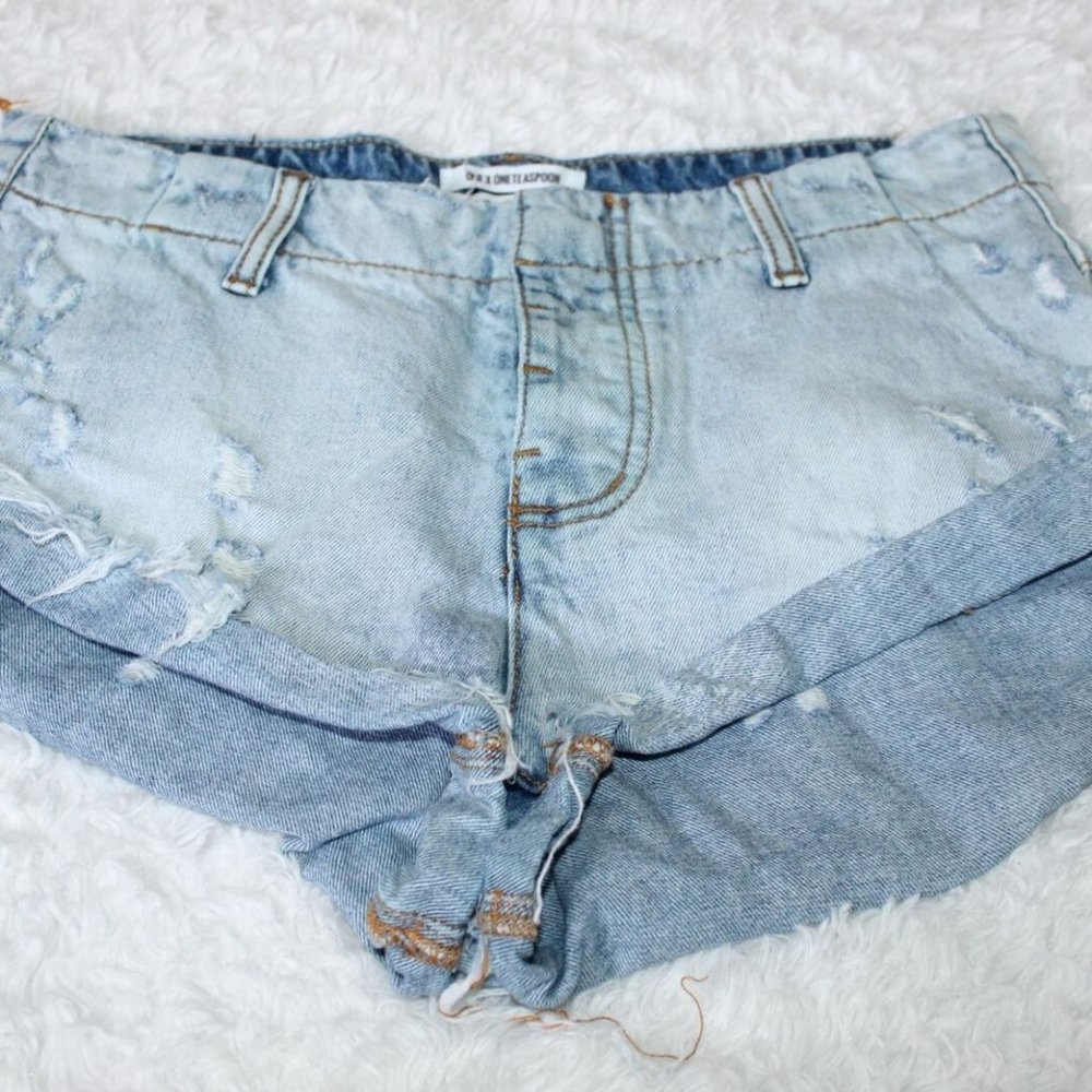 ONE by One Teaspoon Sailors Denim Short HW7854 - Picture 6 of 8